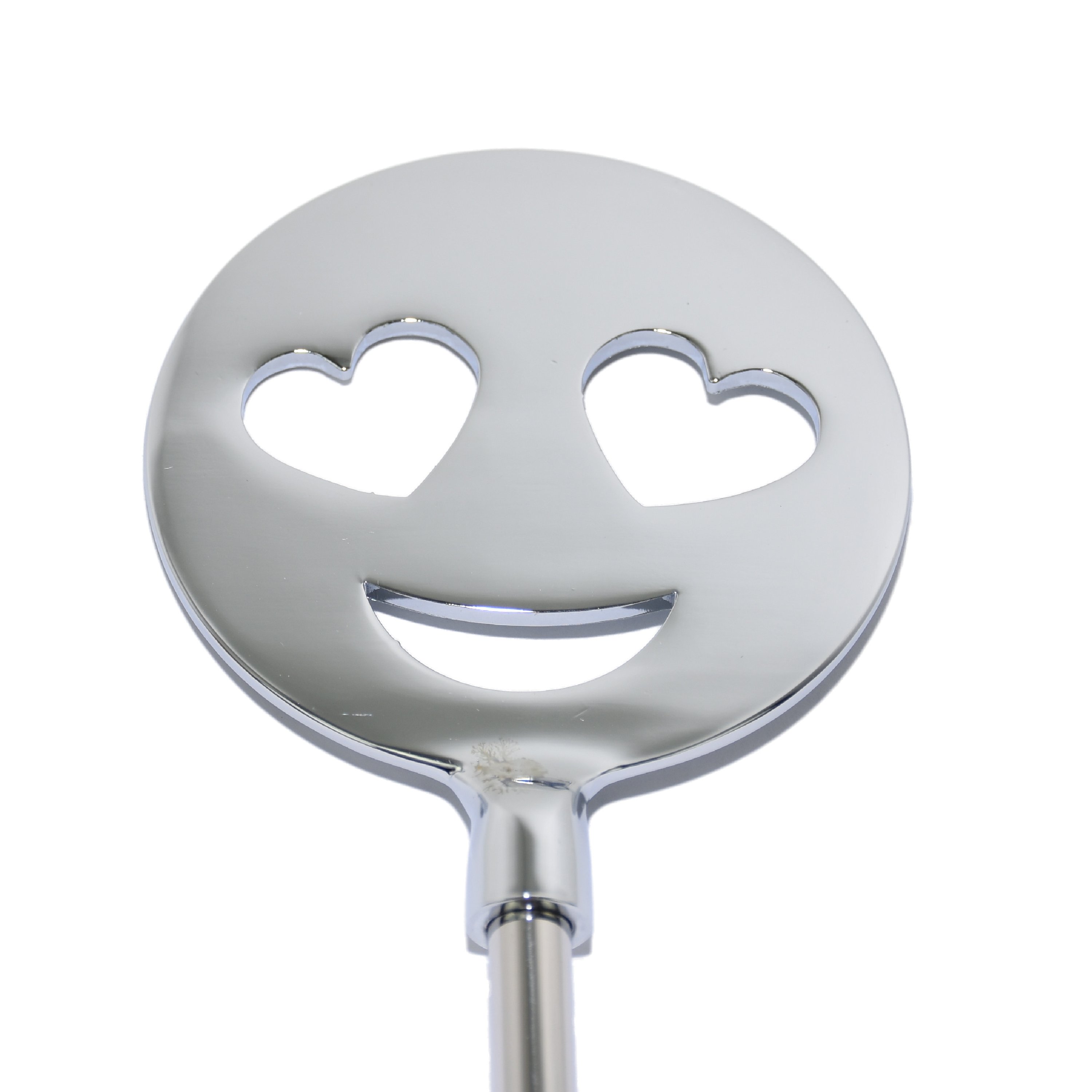SM-Patsche aus Metall Smily  massiv und stabil