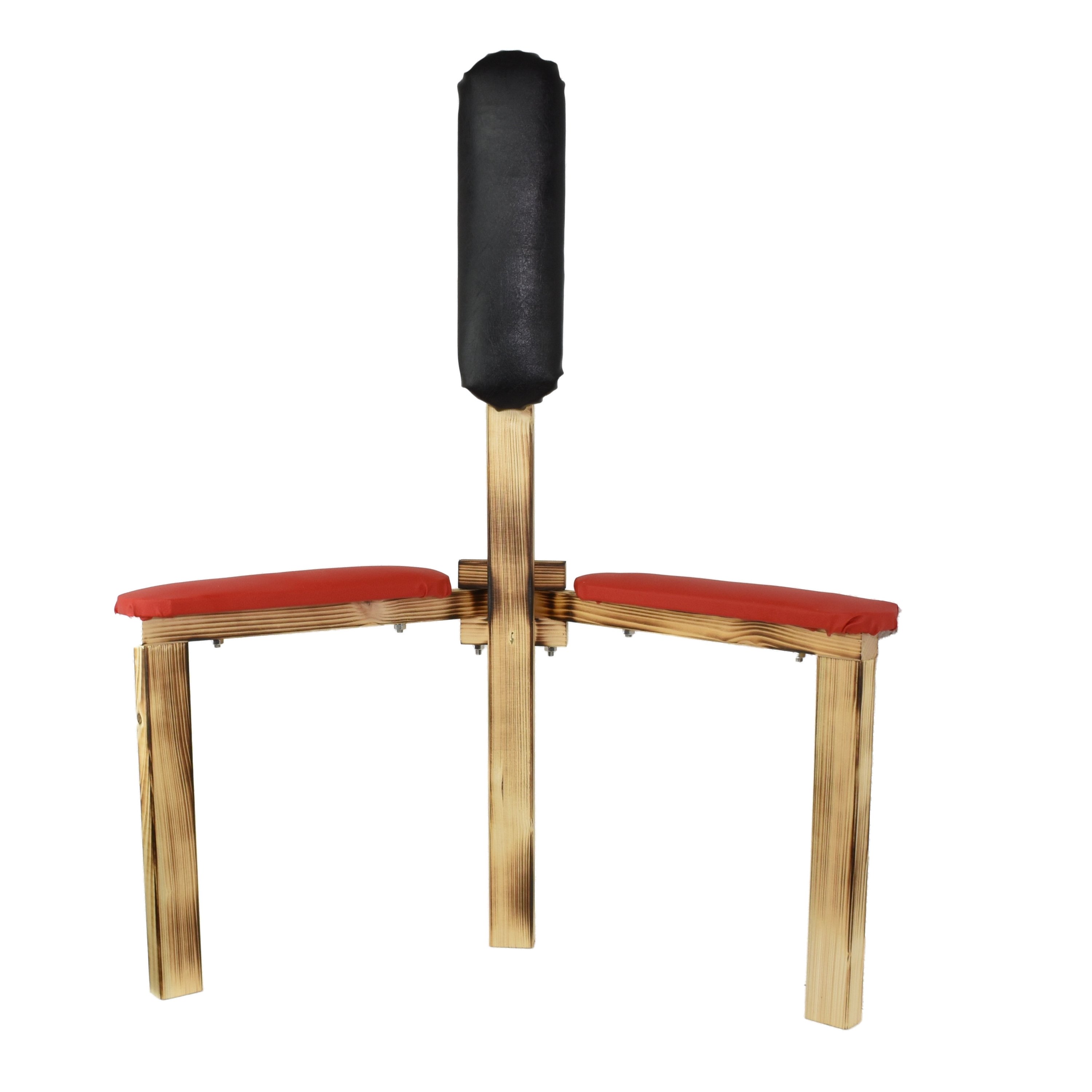Female Bondage Chair schwarz lackiert