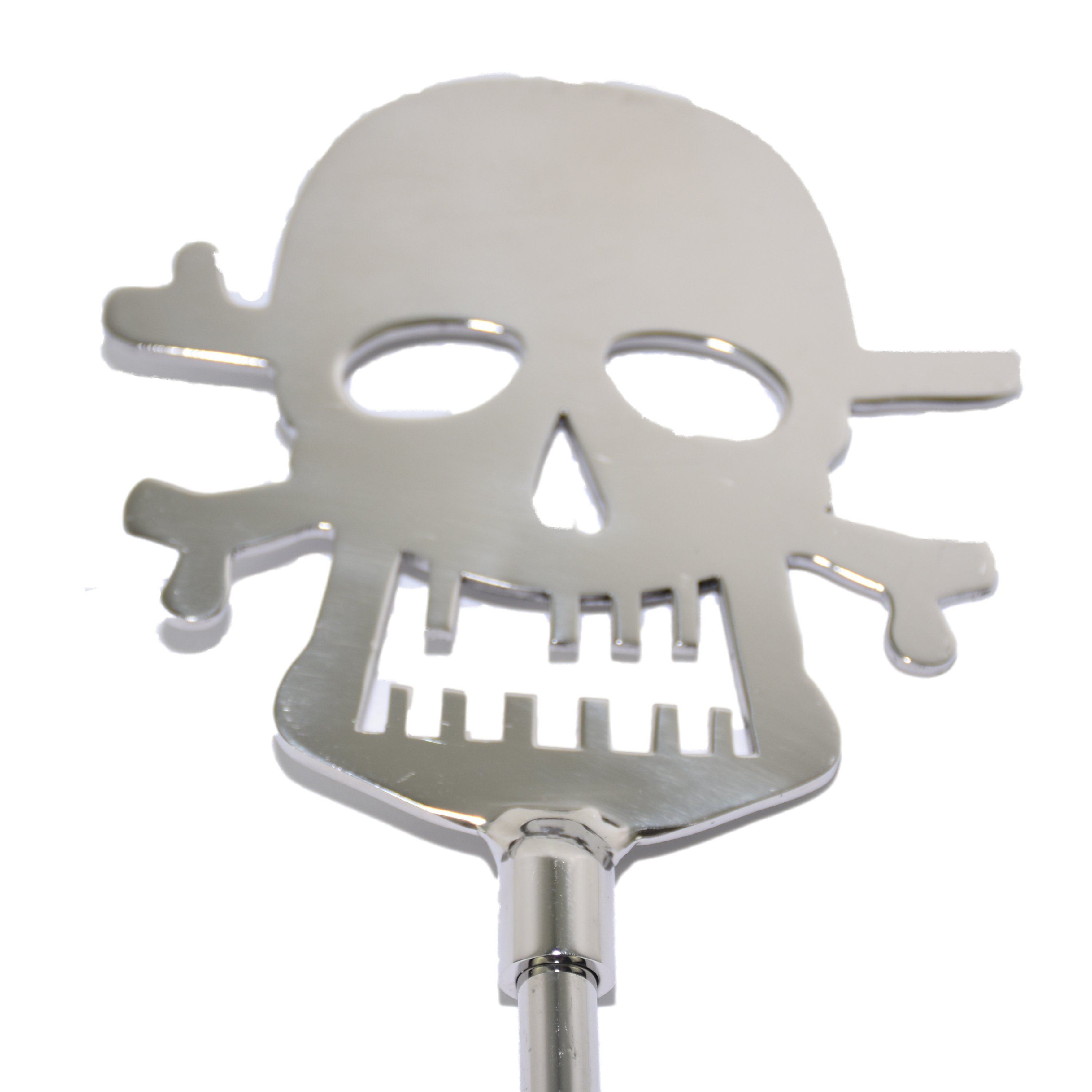 SM-Patsche aus Metall - Totenkopf elastisch