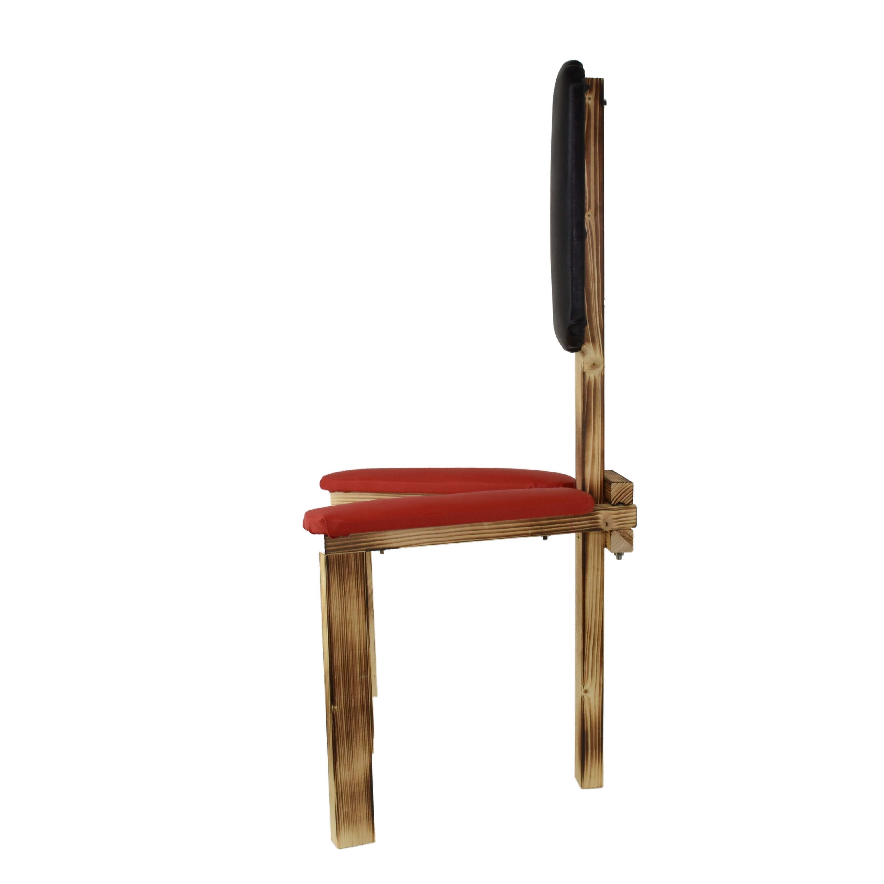 Female Bondage Chair schwarz lackiert