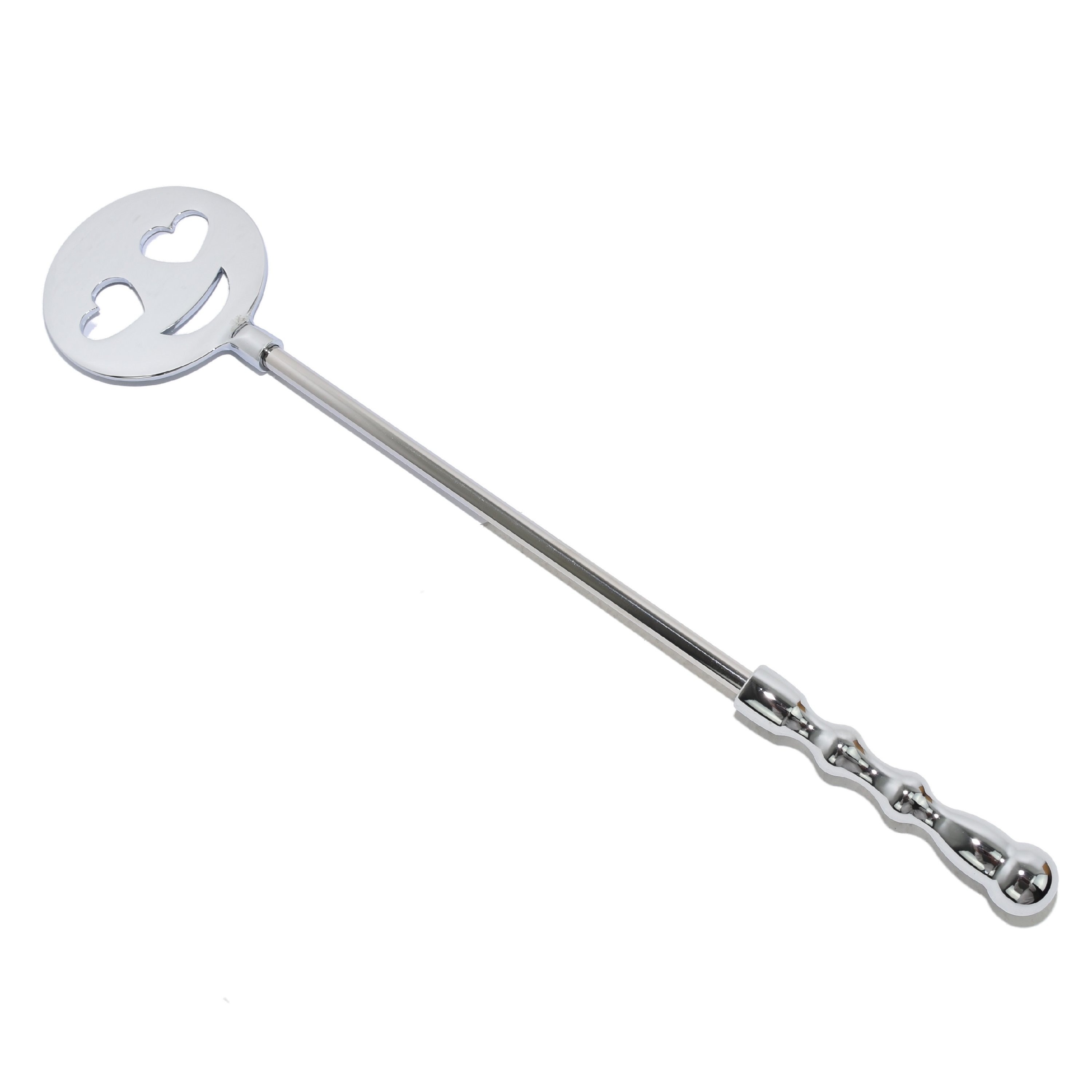 SM-Patsche aus Metall Smily  massiv und stabil