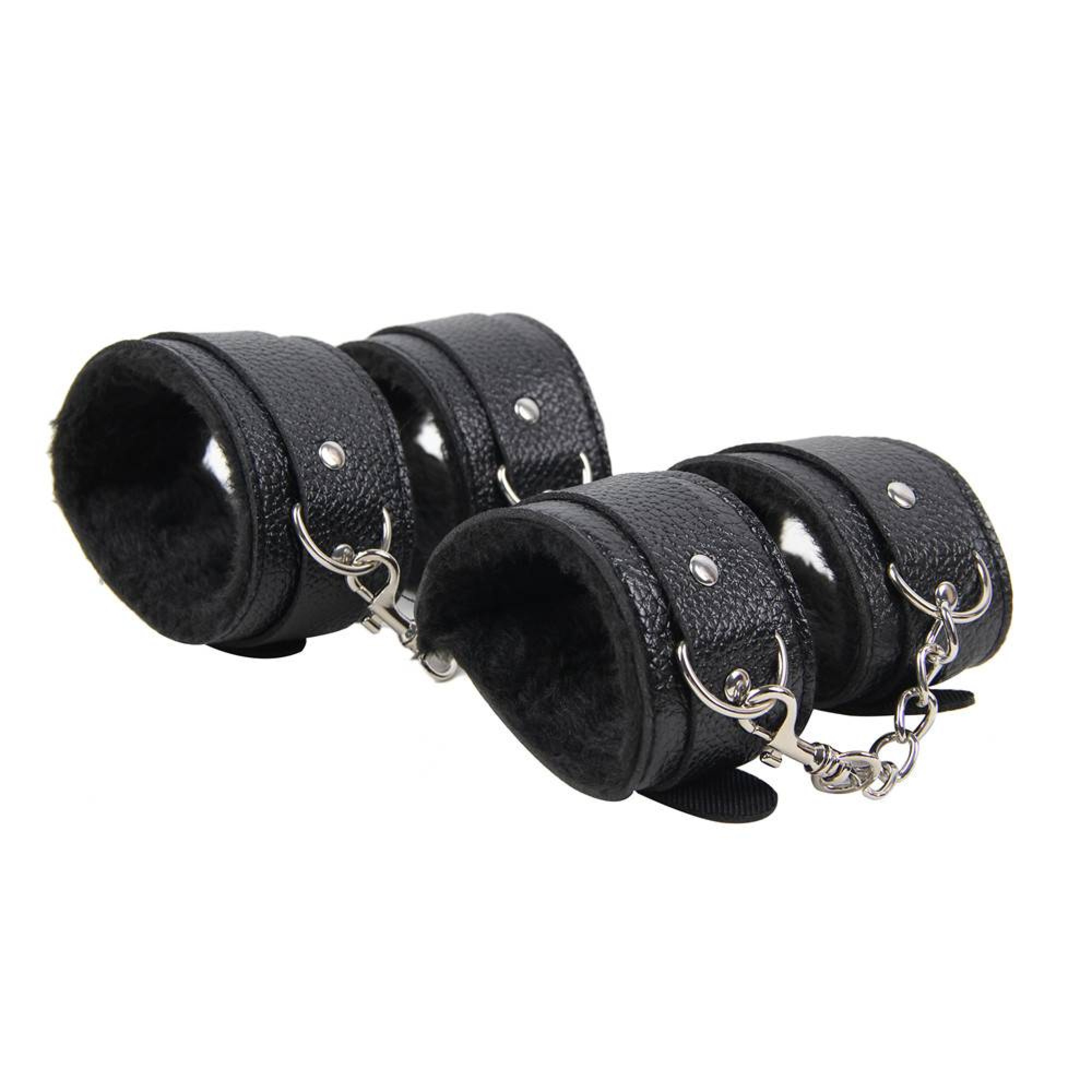 Black Leather Bondage Adult SM Set 7-Teilig