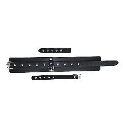 Bondage Fußfessel Leder Fuss - Fessel mit Zehen
