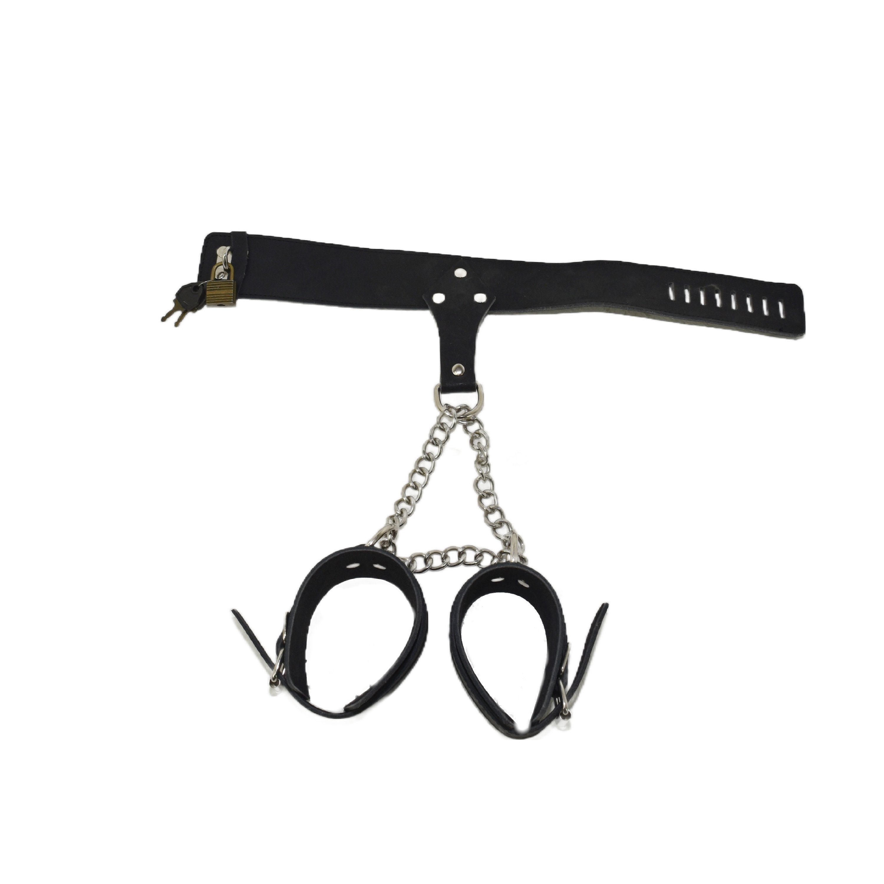 Bondage Hals und Armfessel mit Schloss
