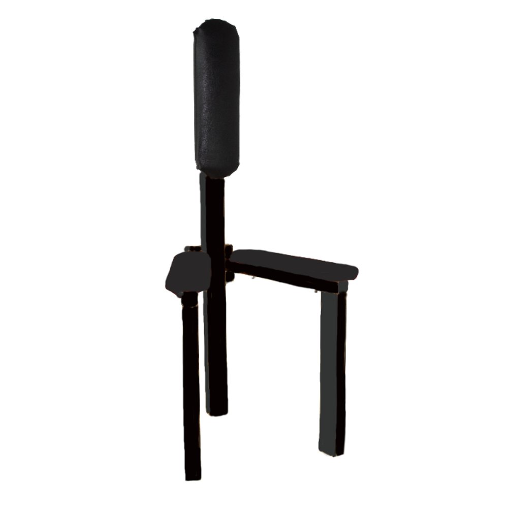 Female Bondage Chair schwarz lackiert