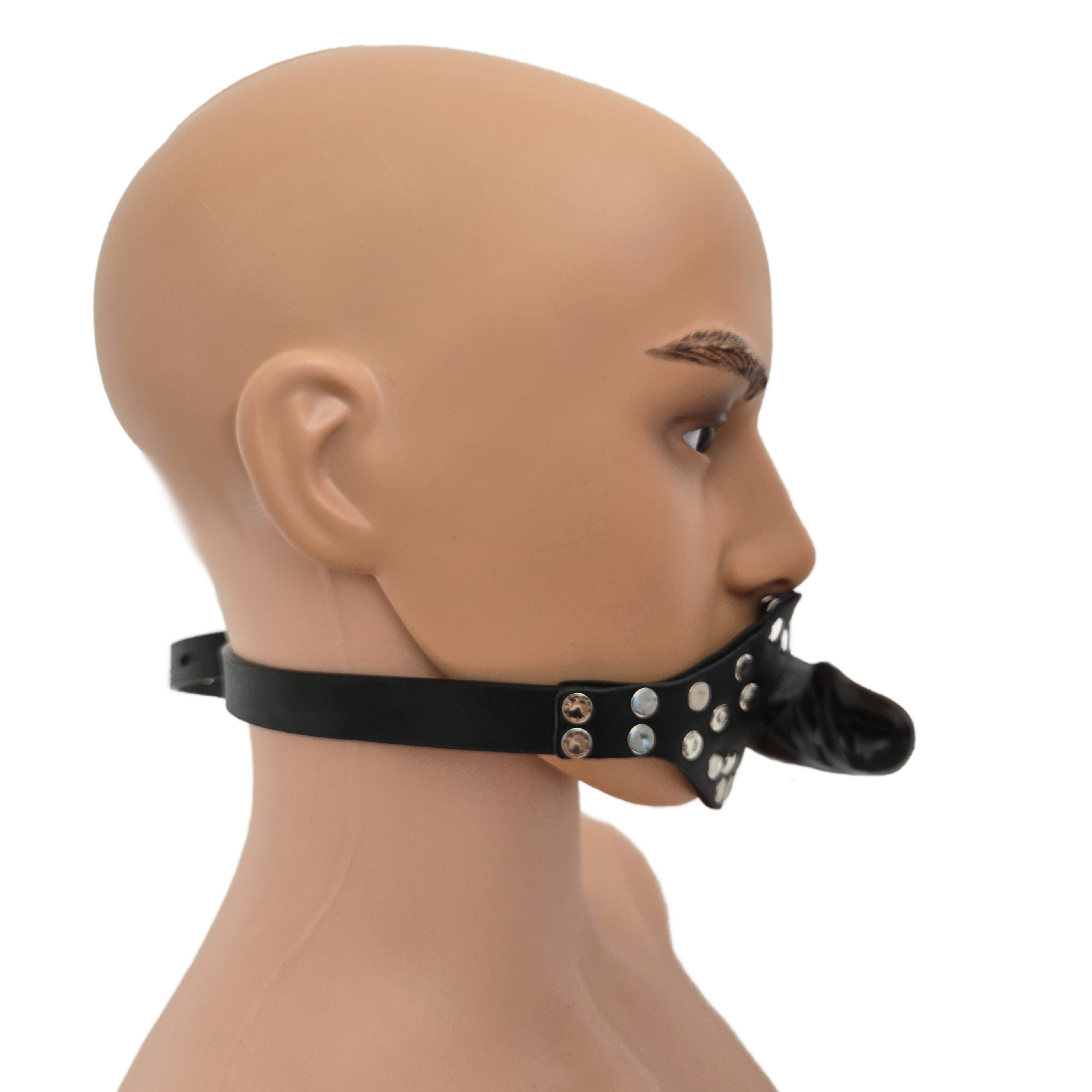 Dildo Gag with Brass Lock 5 cm